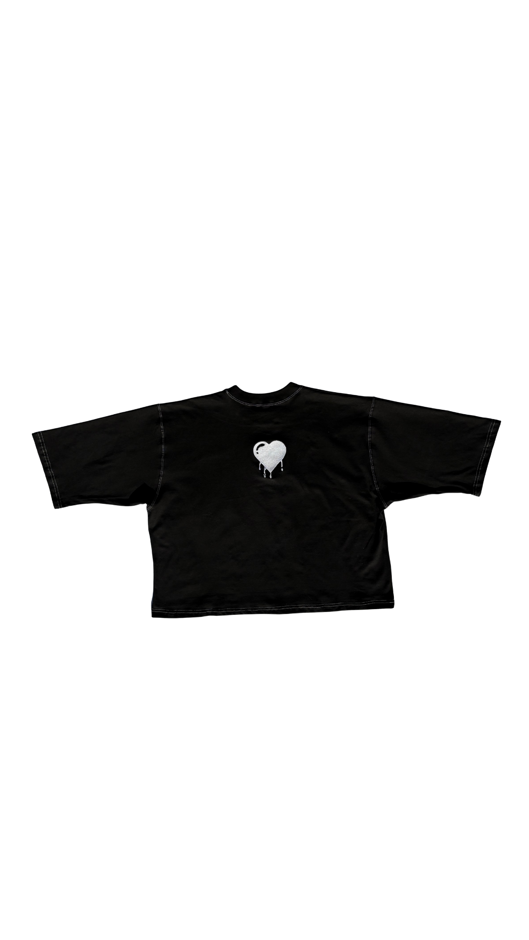 Remera Boxy Fit Negra - Drop 00