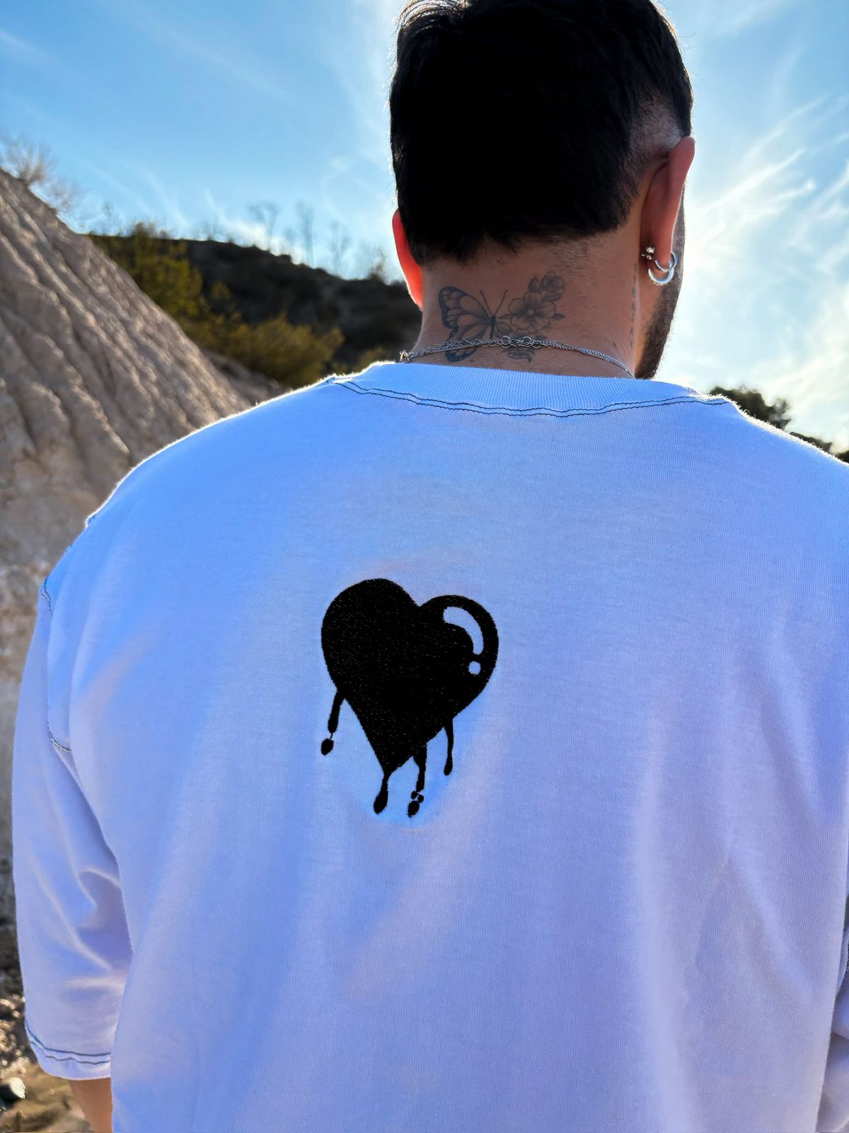 Remera Boxy Fit Blanca - Droop 00